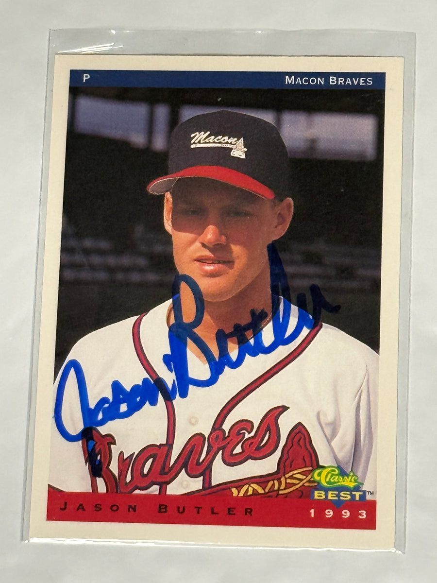 Jason Butler autographed card- 1993 Classic – Five Tool Signings